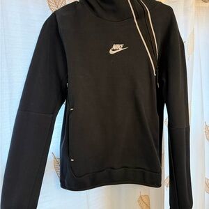 Nike Black Tee with White Swoosh Interior Label